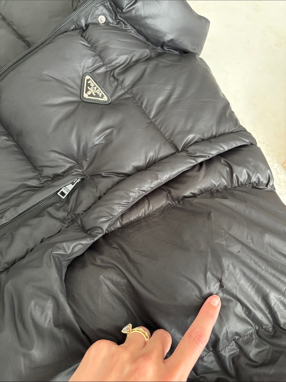 Prada Cropped Puffer Jacket Vest - Picture 8 of 16